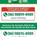 Em momentos de emergência, cada segundo conta. Por isso, a Secretaria Municipal de Saúde de Boa Hora disponibiliza linhas diretas via ligação e WhatsApp para agilizar o seu atendimento.